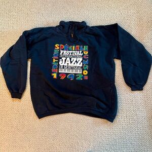 Vintage 1992 Black Montreal Jazz Fest Sweatshirt